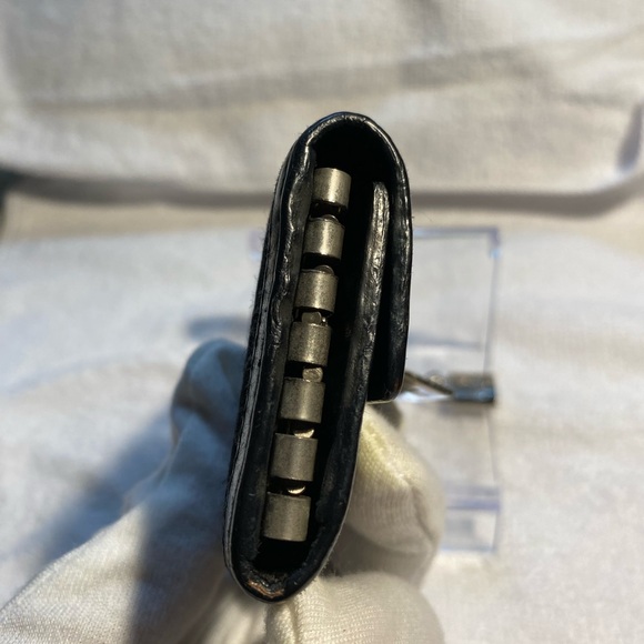 Dior authentic vintage Black Canvas and Leather Keyholder. - Picture 5 of 7